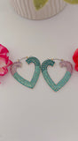 Heart Multicolor Hoop Set