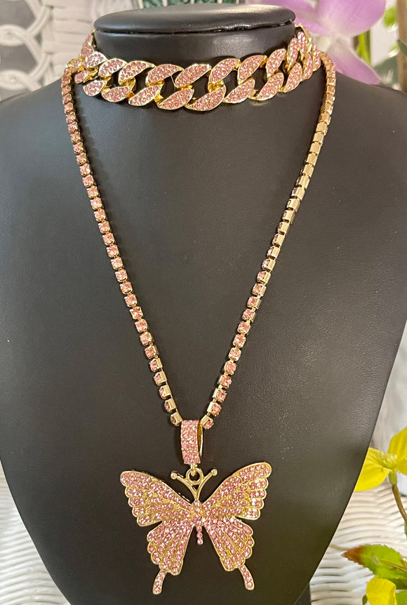 Butterfly Bling Necklace & Chocker Collection