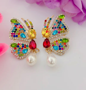 Secret Butterfly 🦋 Rainbow Earring Set