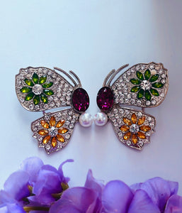 Butterfly Bling Earrings