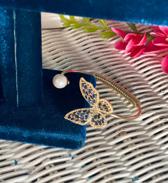 Blue Butterfly Bracelet