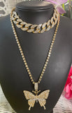 Butterfly Bling Necklace & Chocker Collection