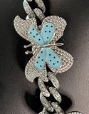 ICED Butterfly Bling Necklace