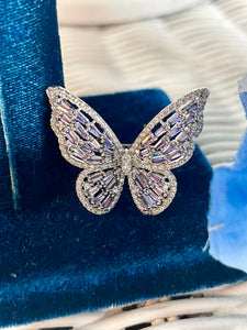 Margie Collection Purple Butterfly Ring