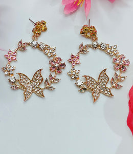 Garden 🦋 Butterflies bling earrings