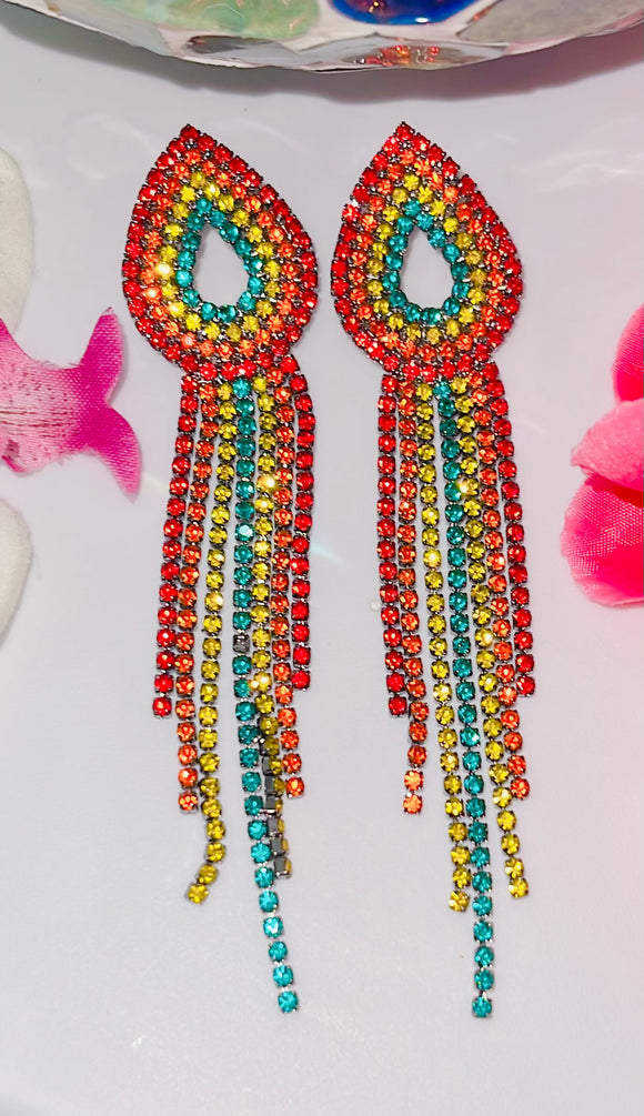 Rainforest 🌈 Dangle Earrings