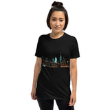 Night Sky New York City Short-Sleeve Unisex T-Shirt